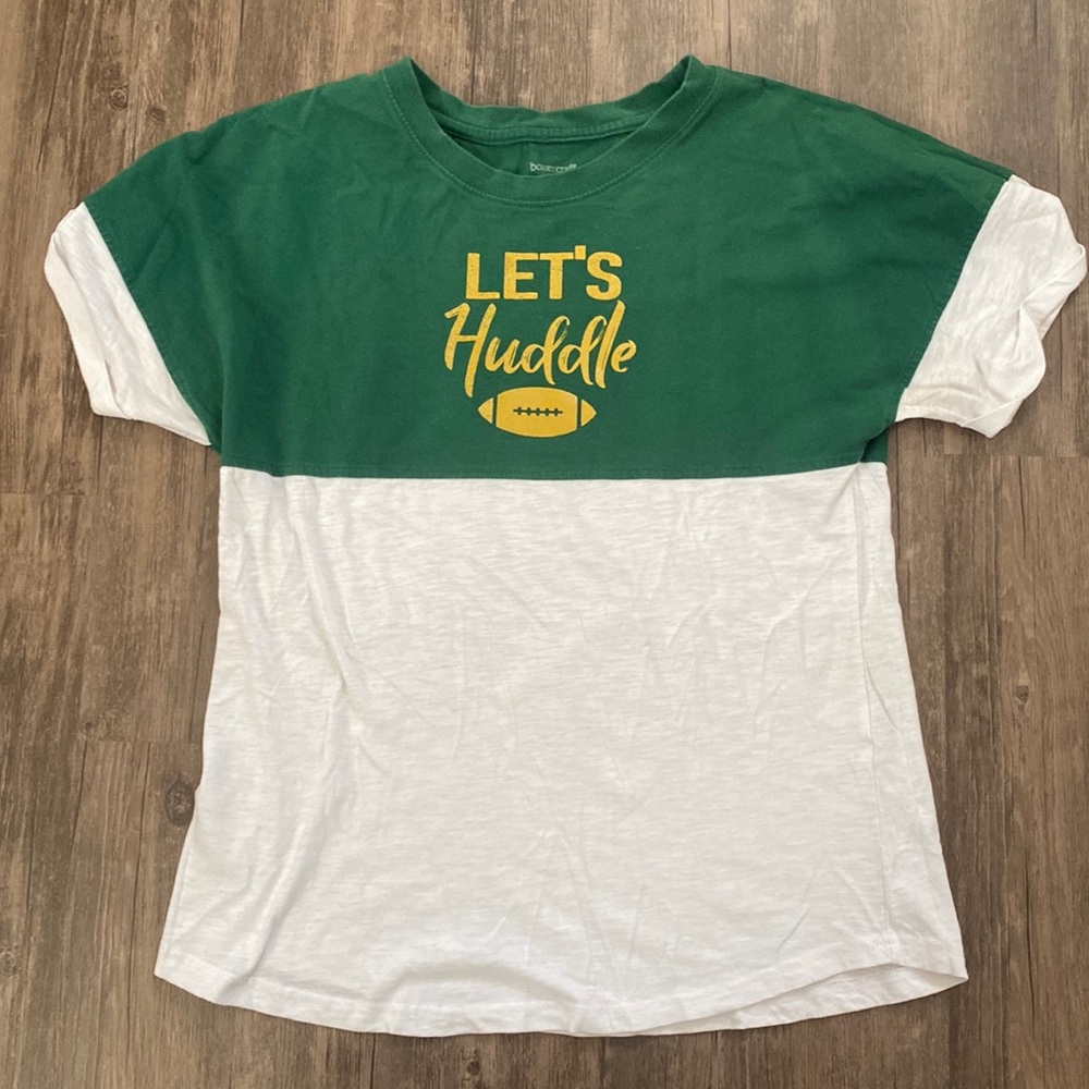 Green & Gold Football Oversized Short Sleeve T-Shirt (Packers)